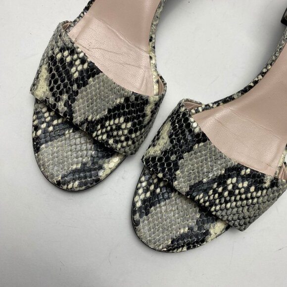 SJP by Sarah Jessica Parker 'Skyler' Snake Embossed Sandal Size 40 - Picture 2 of 7